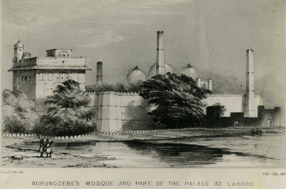 Badshahi Mosque 1839 William Barr