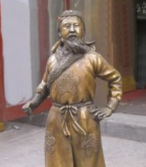 Chagatai-Khan-Jaghatai-statue