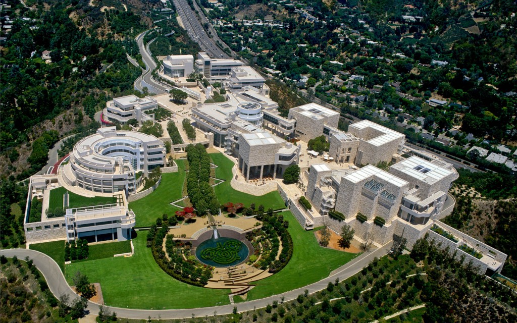 J. Paul Getty Museum Los Angeles CA   Aerial photography by Stefen Turner